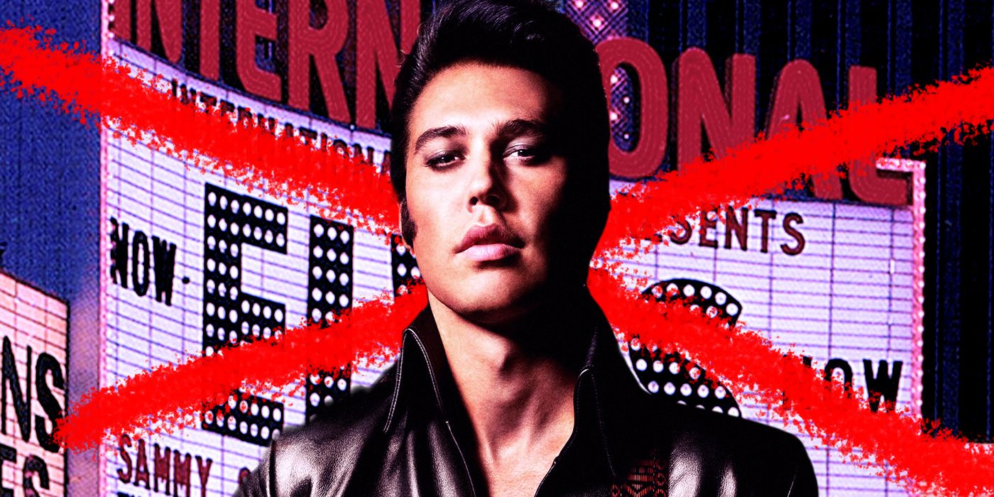 Austin Butler memerankan Elvis Presley, Elvis Presley, melihat rekaman kamera yang menawan. 