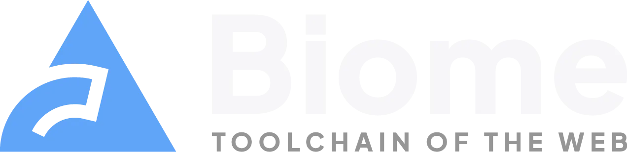 Merek proyek. Dikatakan "Biome, Toolchain Jaringan"