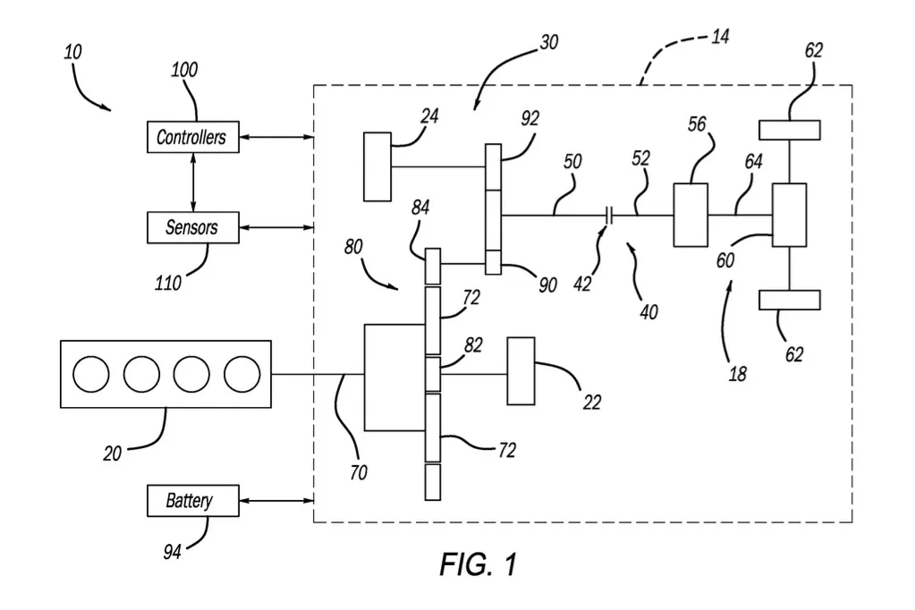 Stellantis Planetary Gear Transmission Patented Image
