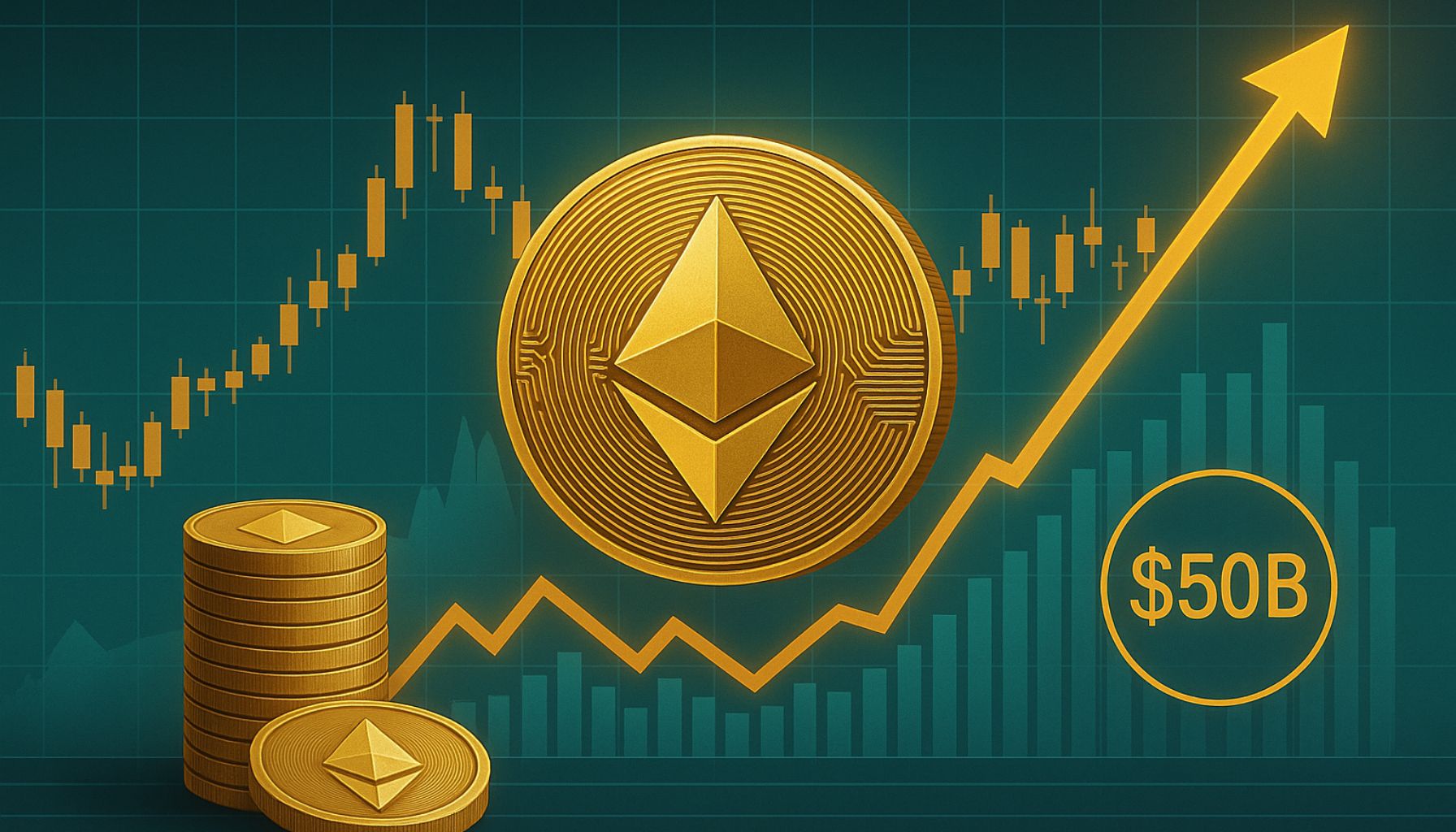 Ethereum membuka rekor $ 50 miliar

 – Beragampengetahuan