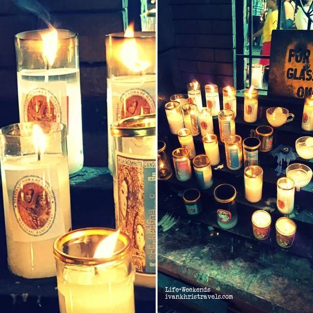 Lilin di Gereja Virgo Manaag