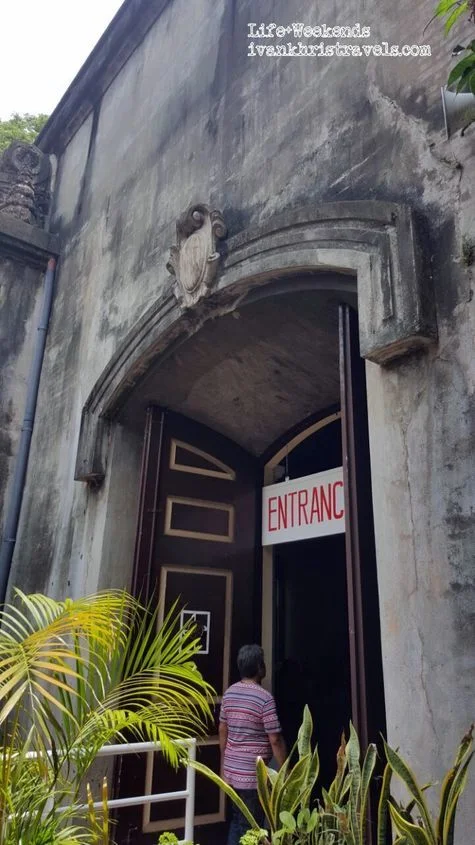 Bagian dari dinding Gereja Virgo Manaag