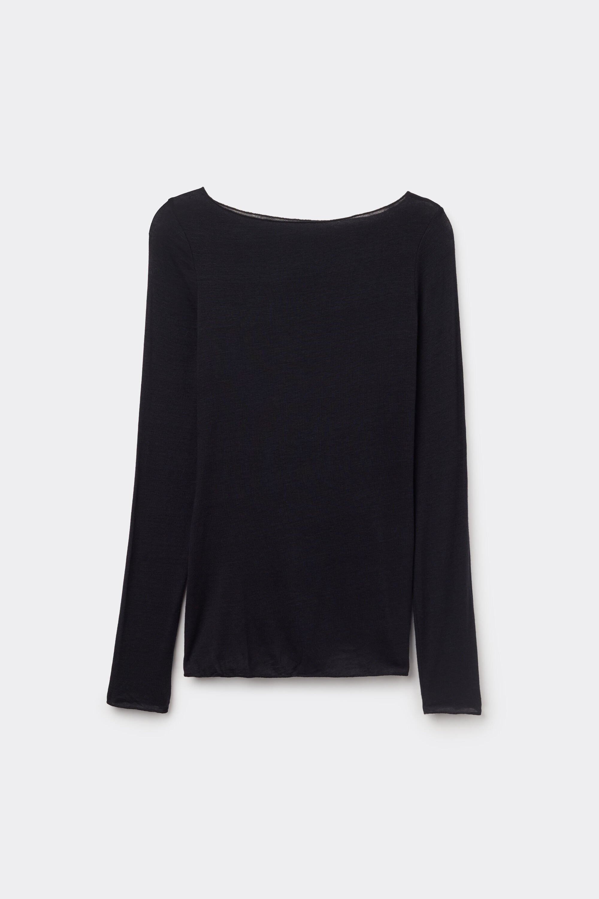 Top Ultralight Cashmere Modal Leher Perahu