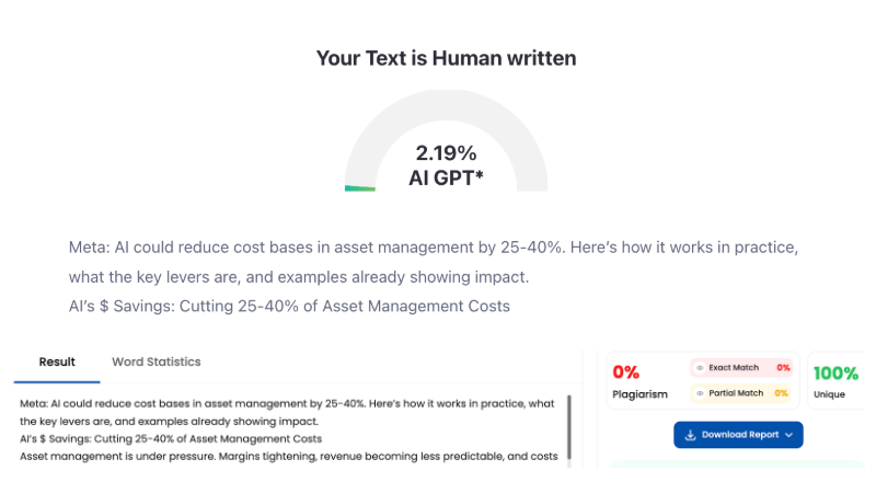 $ Simpan untuk AI: Potong 25-40% dari biaya manajemen aset

 – Beragampengetahuan