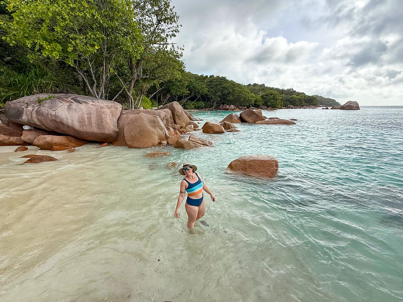 Stok Lina di Anse Lazio, Pulau Prasslin, Seychels