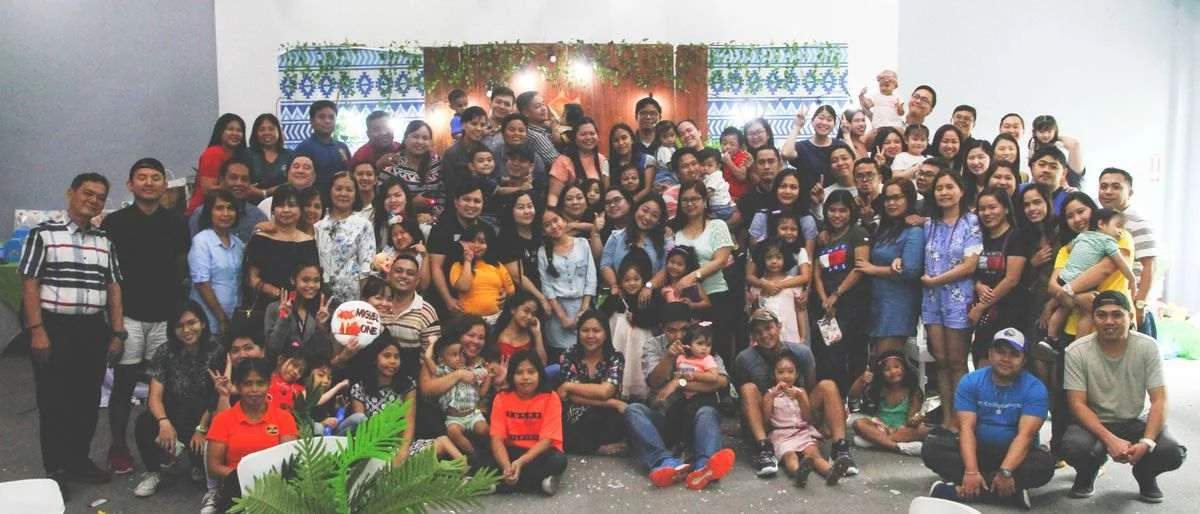 Group shot after Miguel's first birthday celebration