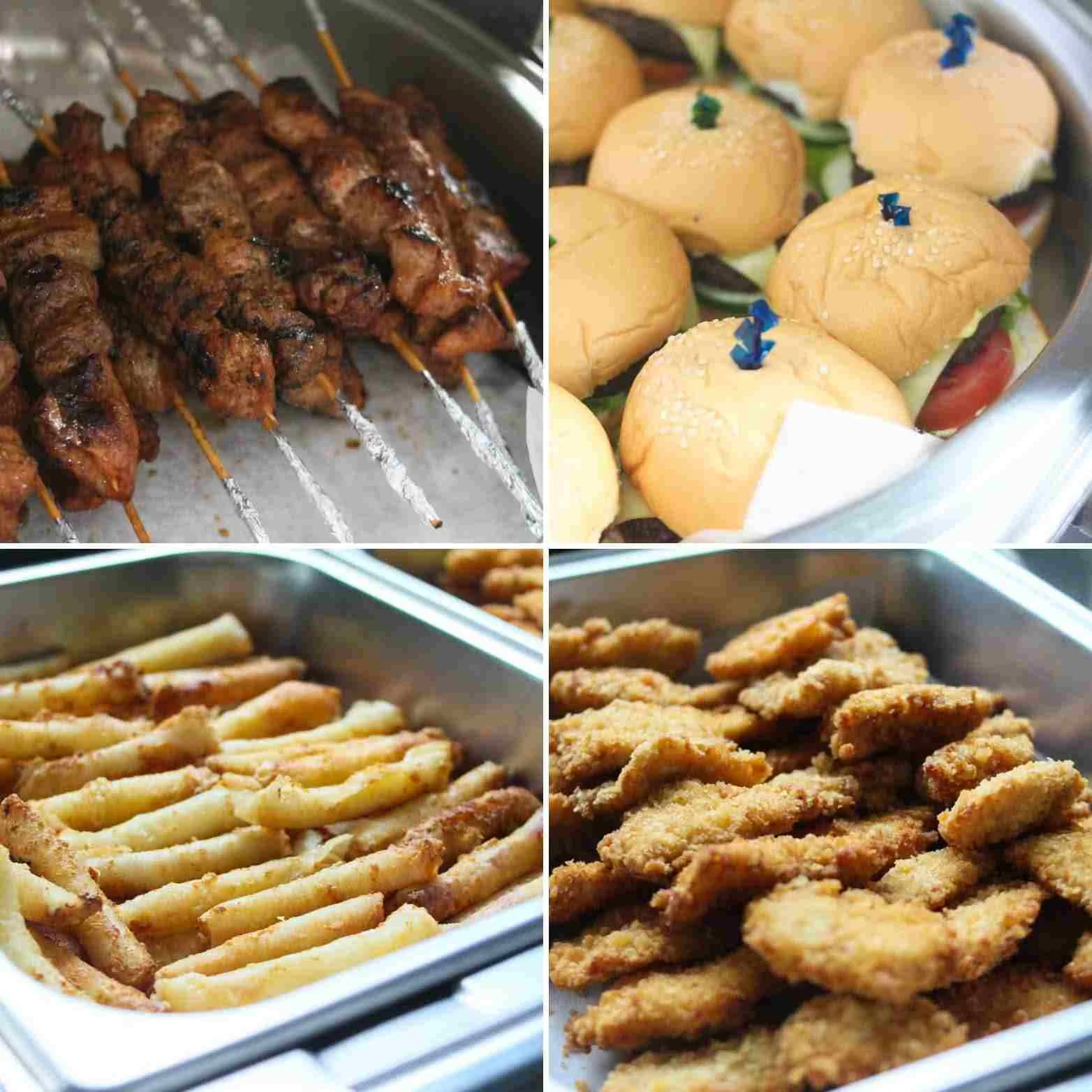 Kiddie buffet by Millie's for Miguel's first birthday celebration