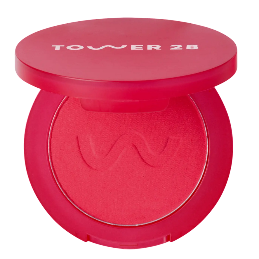 Tower28 Beauty, Toni Bravo Getset & amp; Berdagang; Blush bubuk yang dilapisi