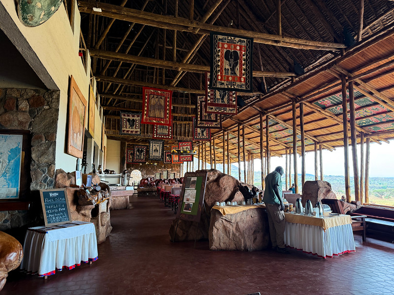 Dining room at Kilaguni Serena Safari Lodge, Kenya itinerary