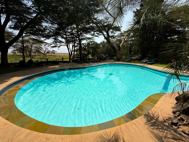 Pool at Amboseli Serena Safari Lodge, Kenya