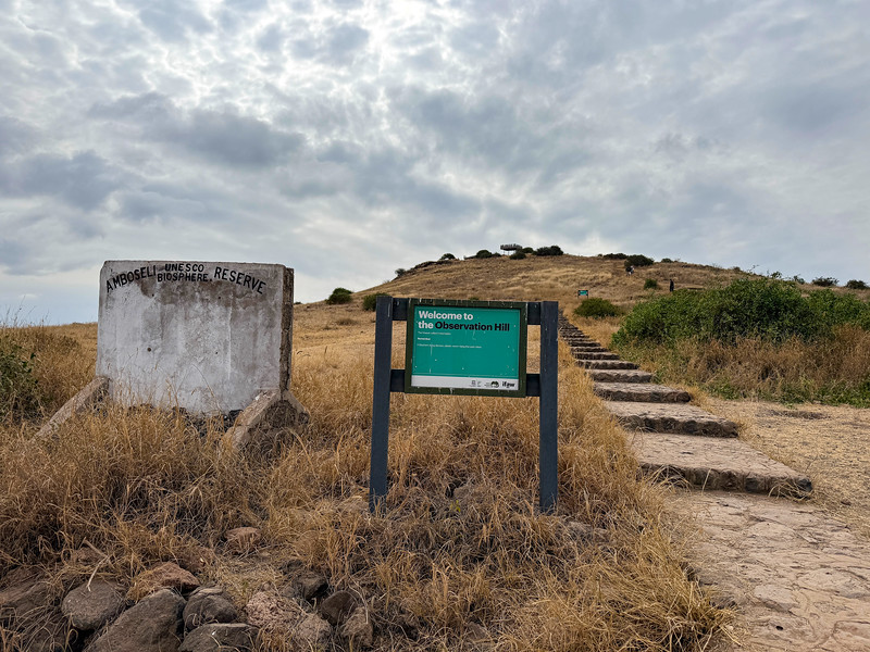 Observation Hill in Amboseli National Park, Kenya