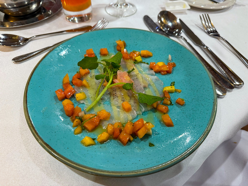 Food on Pegasos with Variety Cruises Seychelles cruise