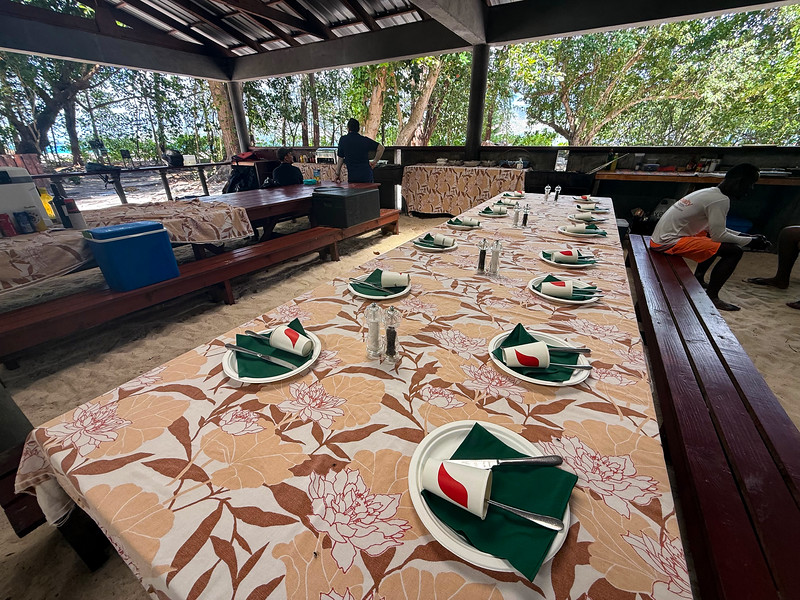 Variety Cruises beach barbecue at Anse Jose, Seychelles cruise