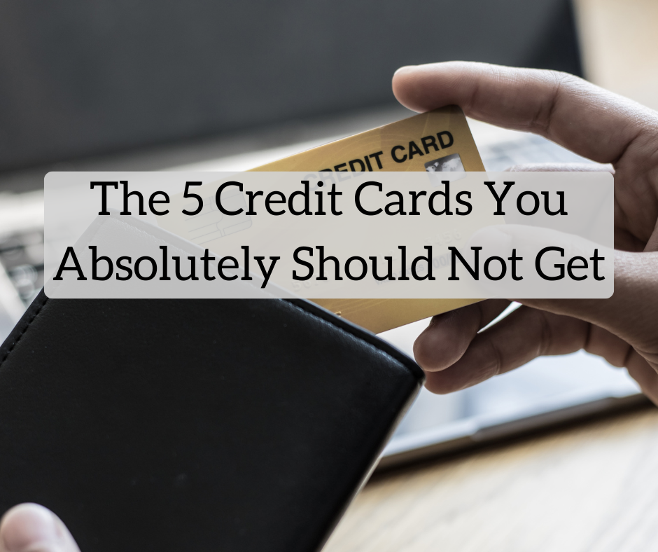 5 kartu kredit yang tidak boleh Anda dapatkan

 – Beragampengetahuan
