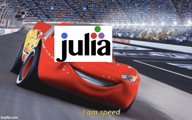 Julia is speed