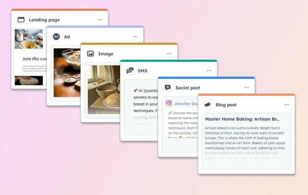 image showing examples of the content content remix can possibly produce