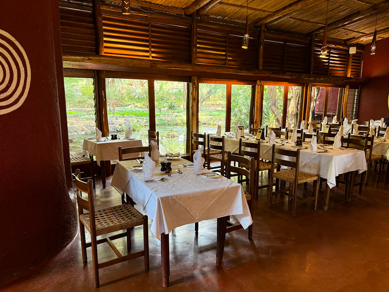 Dining area at Amboseli Serena Safari Lodge, Kenya