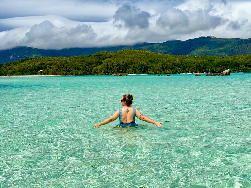 Lina Stock at Enchanted Island, Seychelles