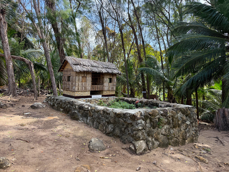 House replica on Moyenne Island, Seychelles