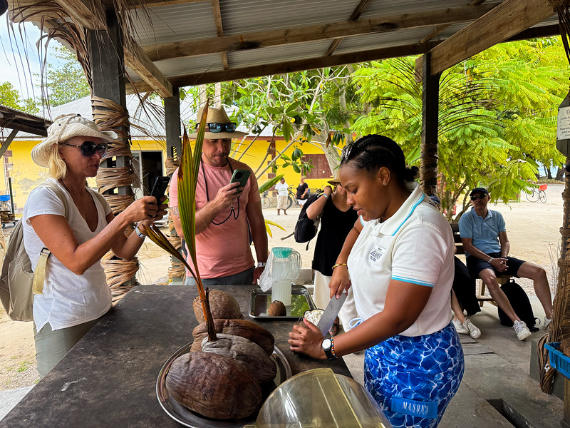 Guided tour at L'Union Estate, La Digue, Seychelles
