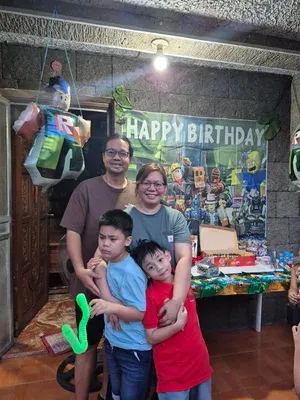 Merayakan ulang tahun Rafa yang ke 6