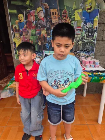 Rafa dan Cuia Miguel sebelum pesta