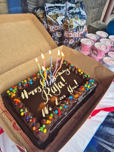 Kue ulang tahun Rafa yang ke 6