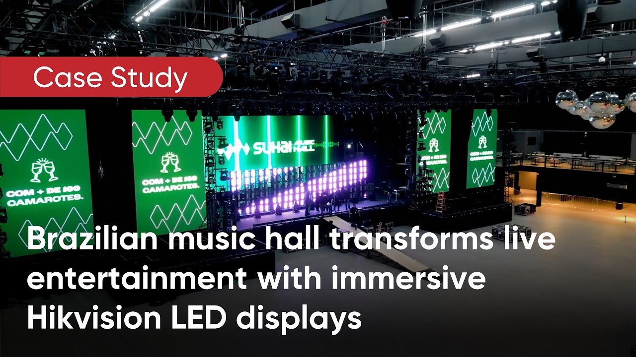 Studi kasus: Aula musik Brasil mengubah hiburan live dengan tampilan LED Hikvision

 – Beragampengetahuan