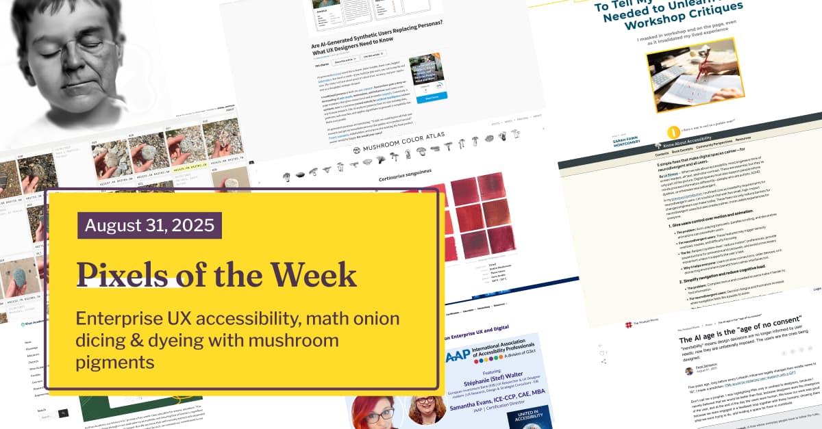 Pixels of the Week – August 31, 2025 by Stéphanie Walter – Beragampengetahuan.com
