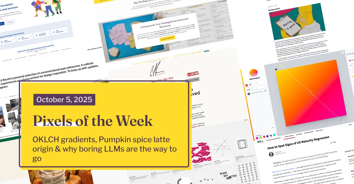 Pixels of the Week – October 5, 2025 by Stéphanie Walter – Beragampengetahuan.com