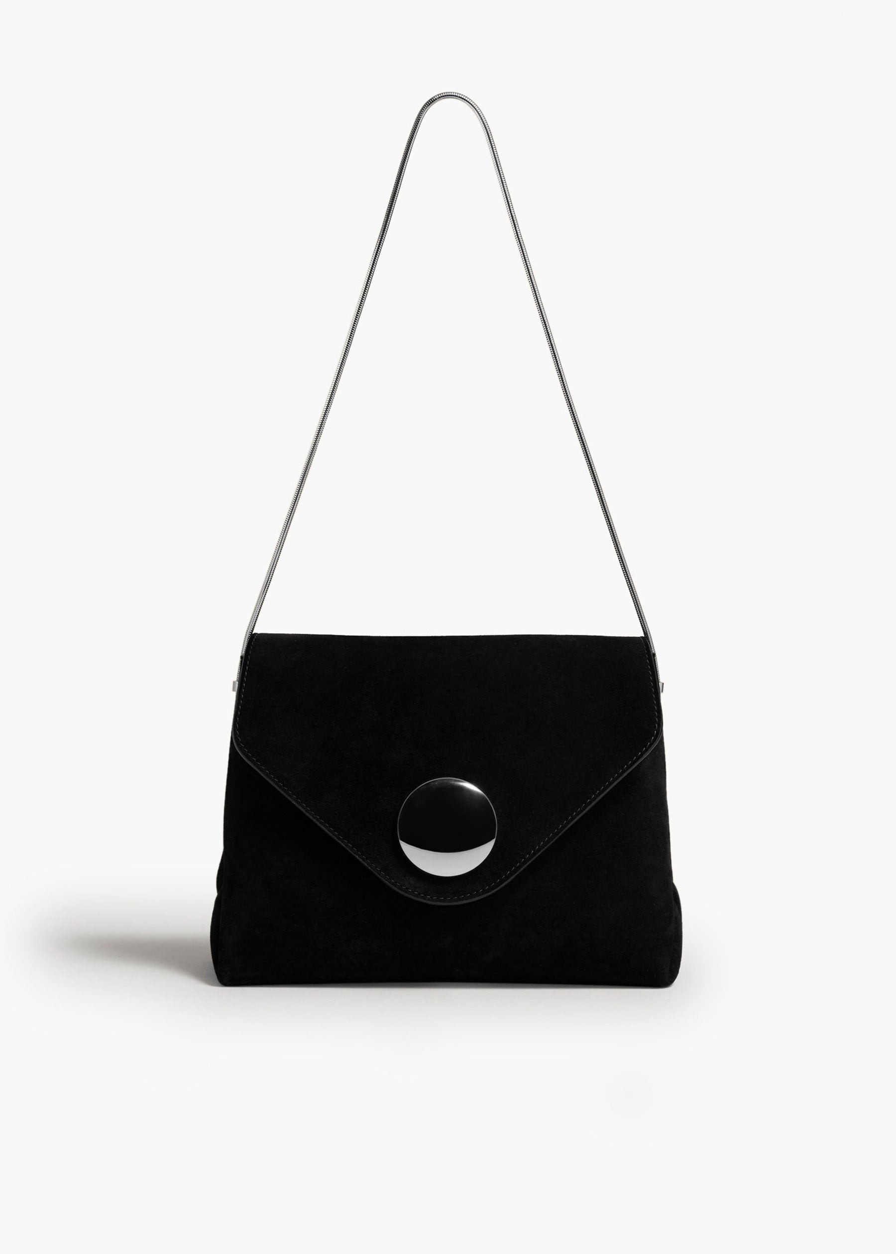 Tas Khaite Bobbi, suede hitam