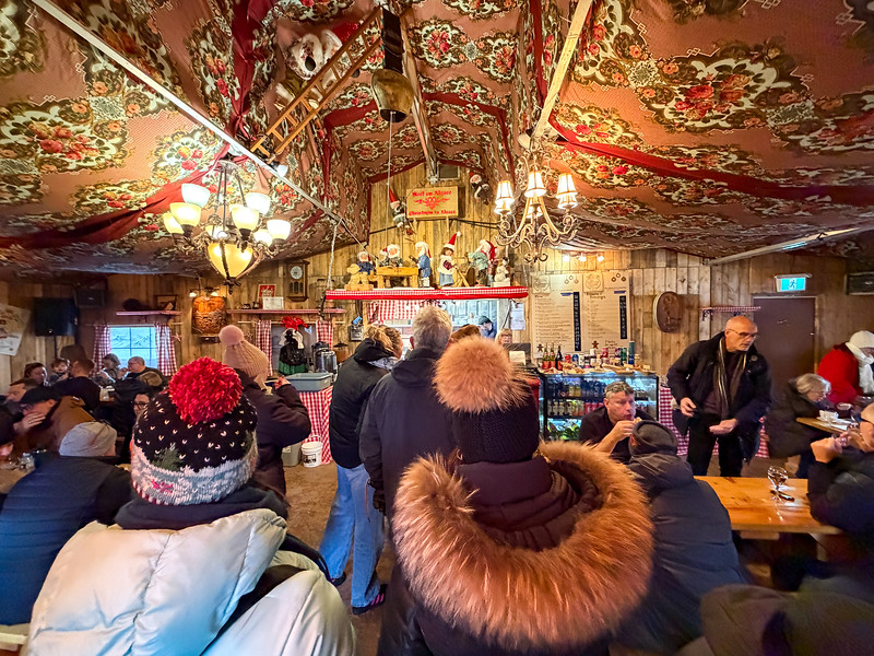 Warming House at the Quebec City German Christmas Markets in Canada
