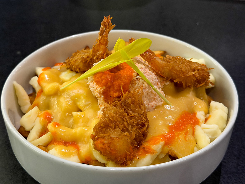 Seafood poutine from Les Mordus in Quebec City