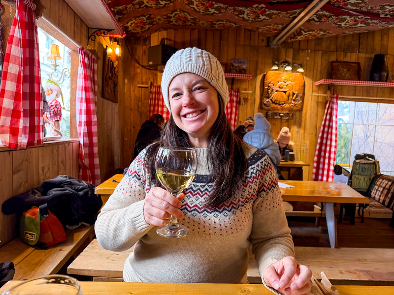 Lina Stock at Alpin House in Quebec City during Christmas Markets