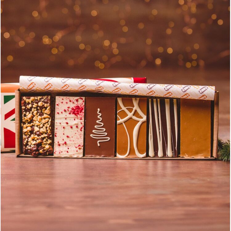 Kotak Flapjack Favorit Santa - Kotak berisi 6