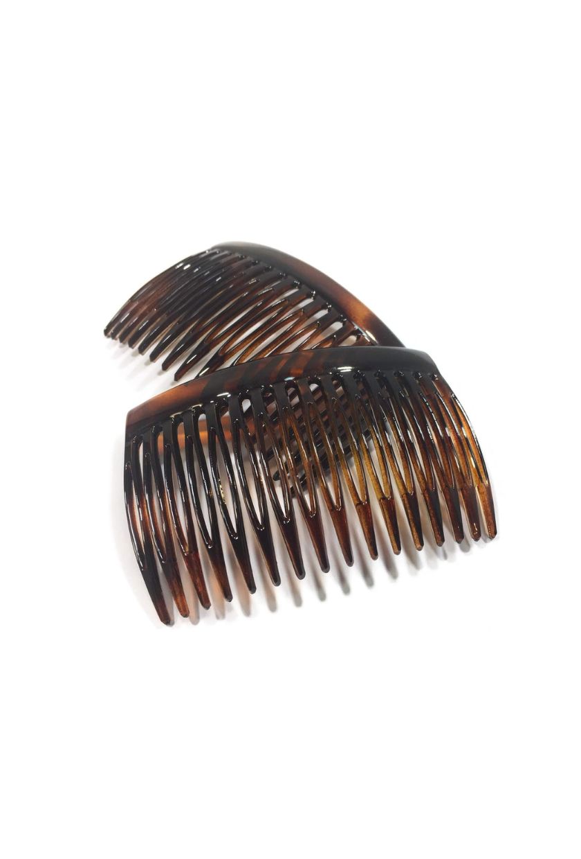 Sisir Samping Niavida, 2 Buah, Havana Brown, 2,75