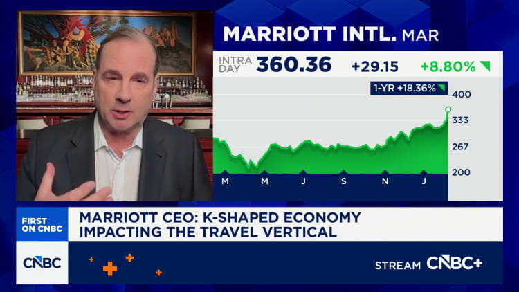 CEO Marriott Anthony Capuano: Perekonomian berbentuk K berdampak pada sektor perjalanan