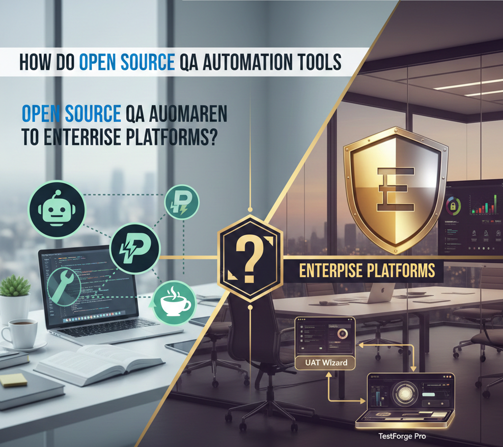 Bagaimana Alat Otomasi QA Sumber Terbuka Dibandingkan dengan Platform Perusahaan

 – Beragampengetahuan