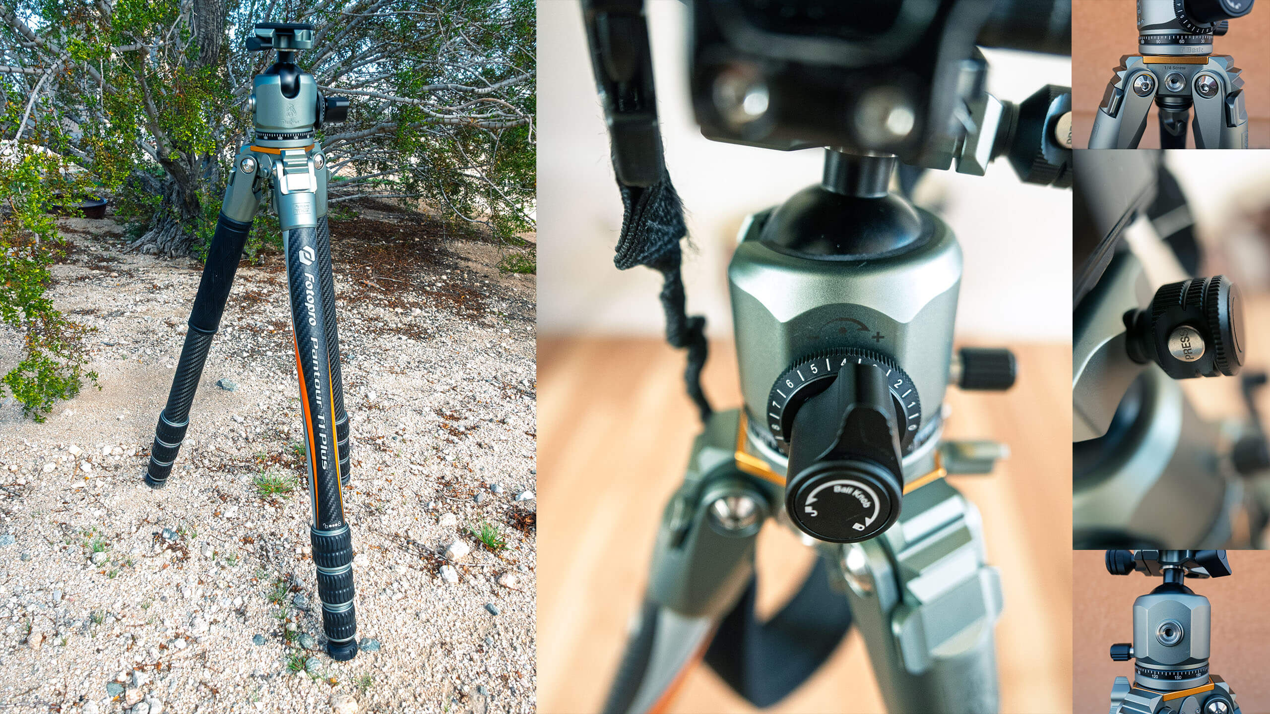 Review: Fotopro T1 Plus with Basic Set and T-Track Pantour carbon fiber tripod – Beragampengetahuan