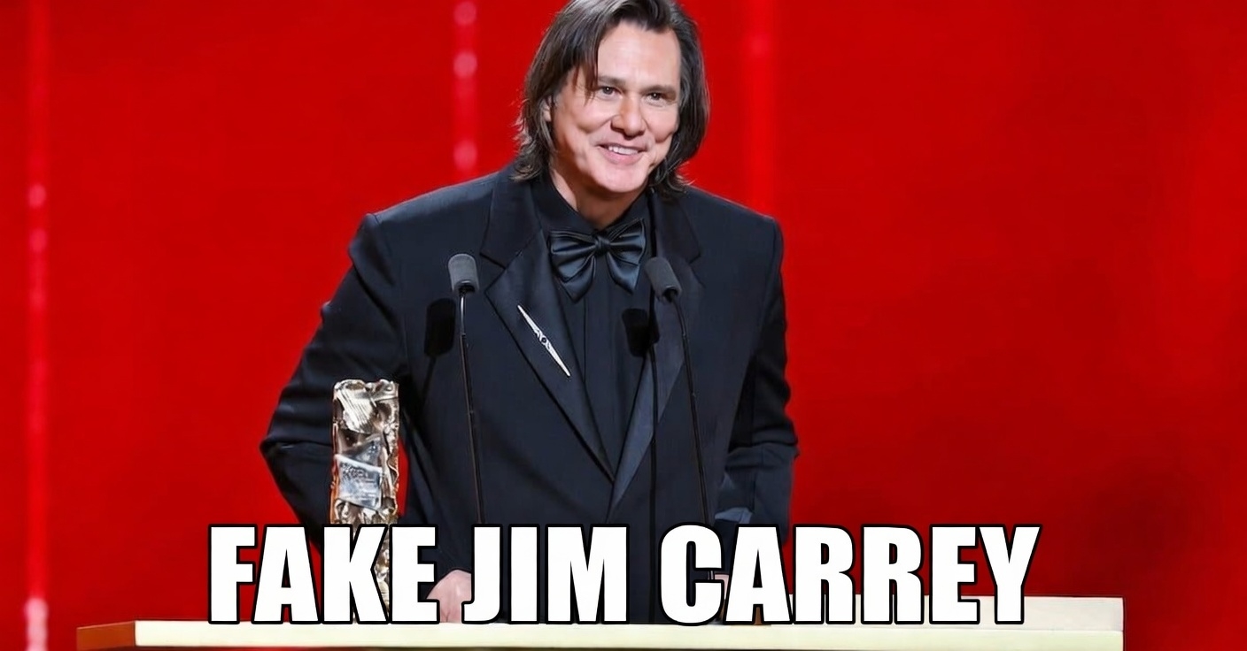 Jim Carrey yang asli, mohon berdiri! Istirahatlah. Ambil contoh orang yang ngiler

 – Beragampengetahuan