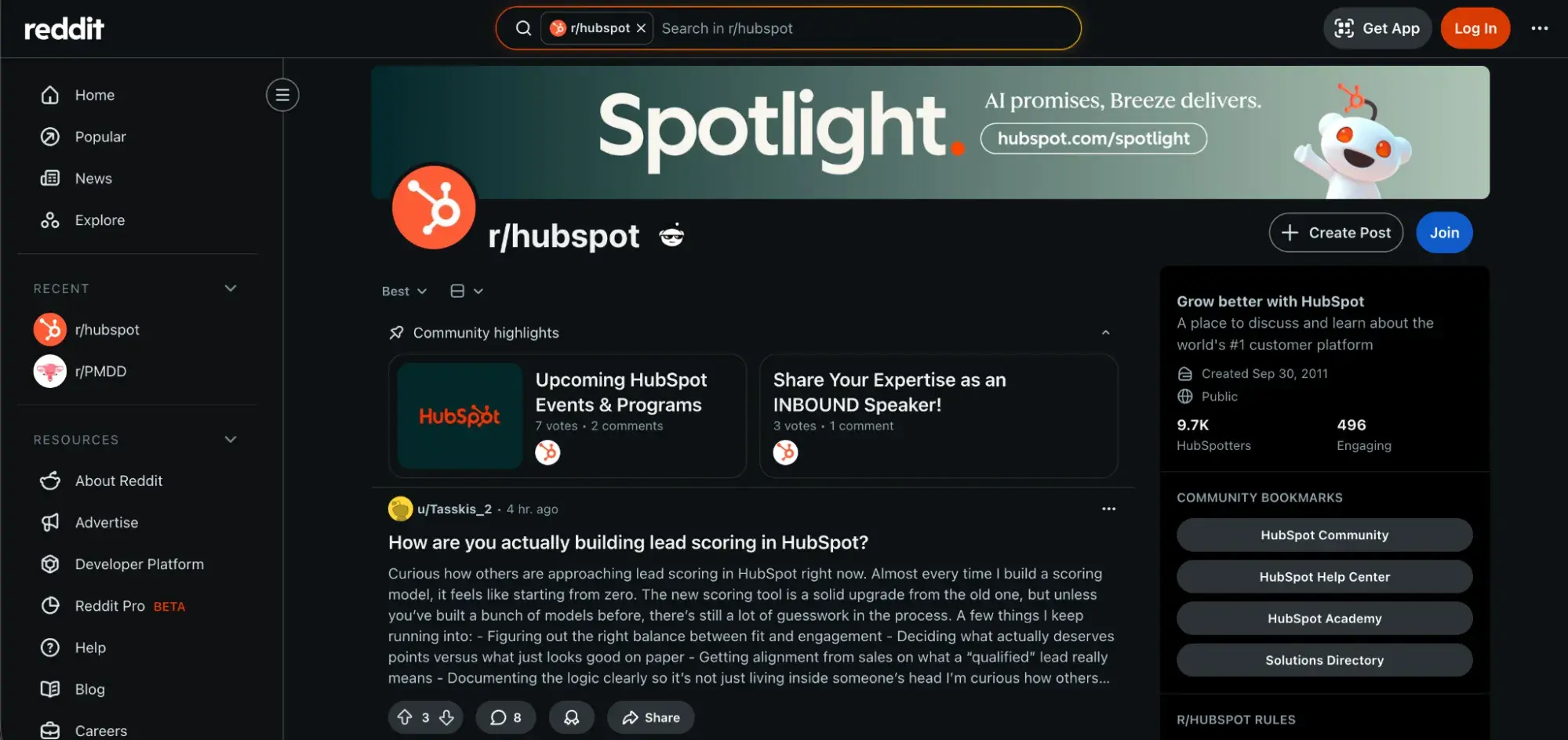 ai and the future of seo, beragampengetahuan engages on reddit to help establish expertise