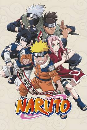 Poster acara TV Naruto (2002).