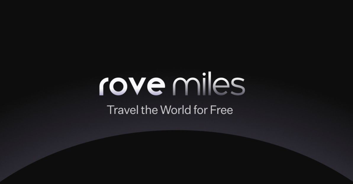 Spanduk program loyalitas Rove Miles